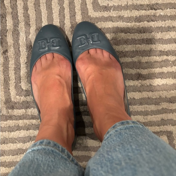 Bruno Magli BIBI Leather Flats Blue - Picture 11 of 13